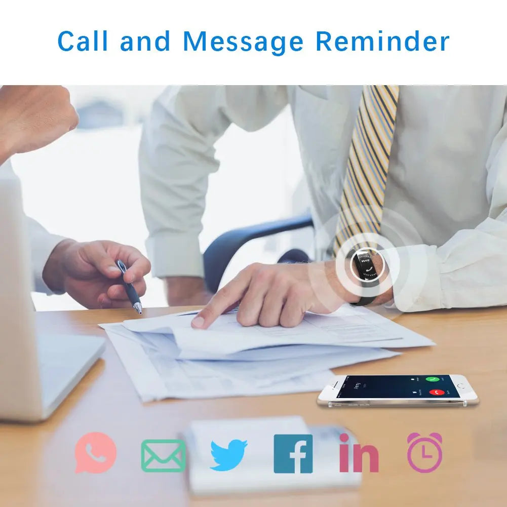 Smart Sports Bracelet MenAnd Women Pedometer Heart Rate Blood Pressure Fitness Ttracker Smartwatch Bluetooth For iOS Android+BOX