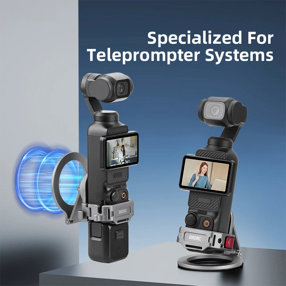 Magnetic Adapter Frame for JI Osmo Pocket 3 Desktop Mount Base Expansion Bracket Protective Case Photography Camera Accessories